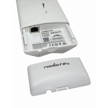 Rocket Ubiquiti 5,1-5,9GHz PTP/PTMP 1-1000 2-RPSMA inc-PoE24 27dBm 20-26VDC - R5AC-LITE